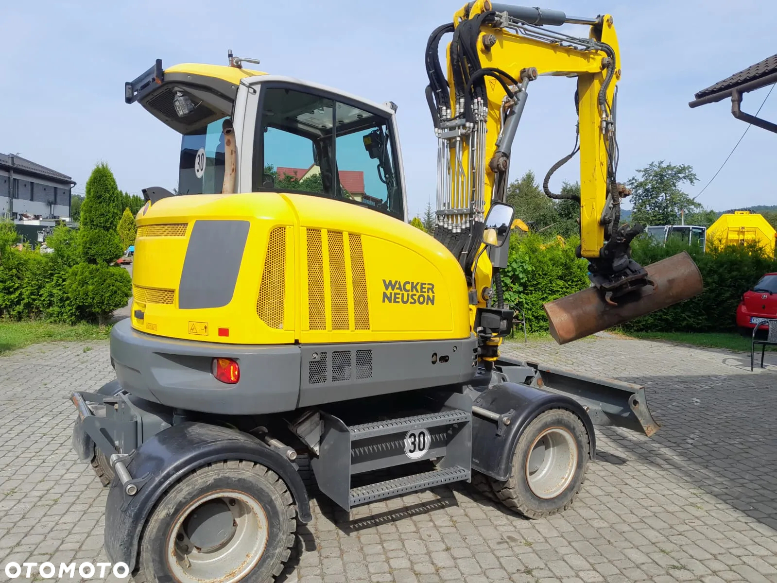 Wacker Neuson EW65 2018r 3062mtg. głowica obrotowa ze szczypcami, KLIMA - 15