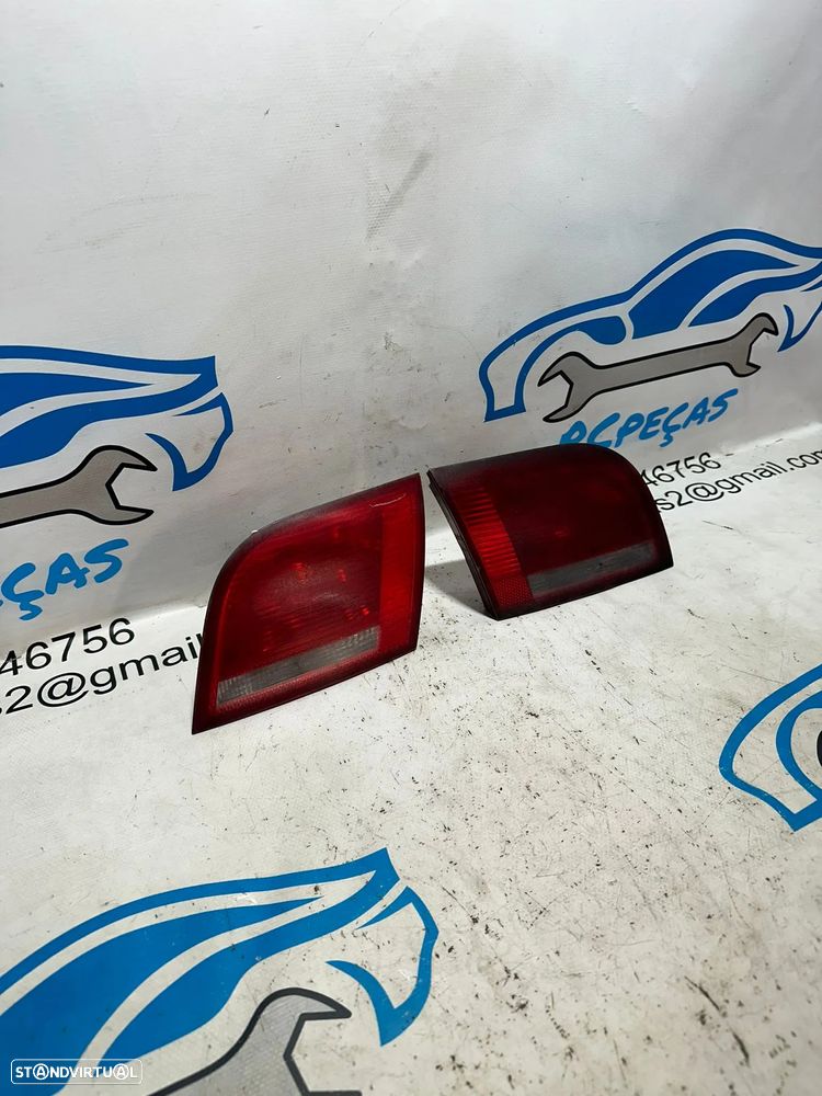 Farolins Tras Traseiro Mala Originais Audi A3 8P 8PA SportBack 5 Portas 8P4945094 8P4945093 2003 - 2013 - 3