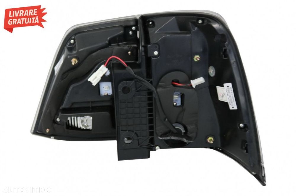 Stopuri LED Alb si Negru Toyota Land Cruiser FJ200 J200 (2007-2011) - 8