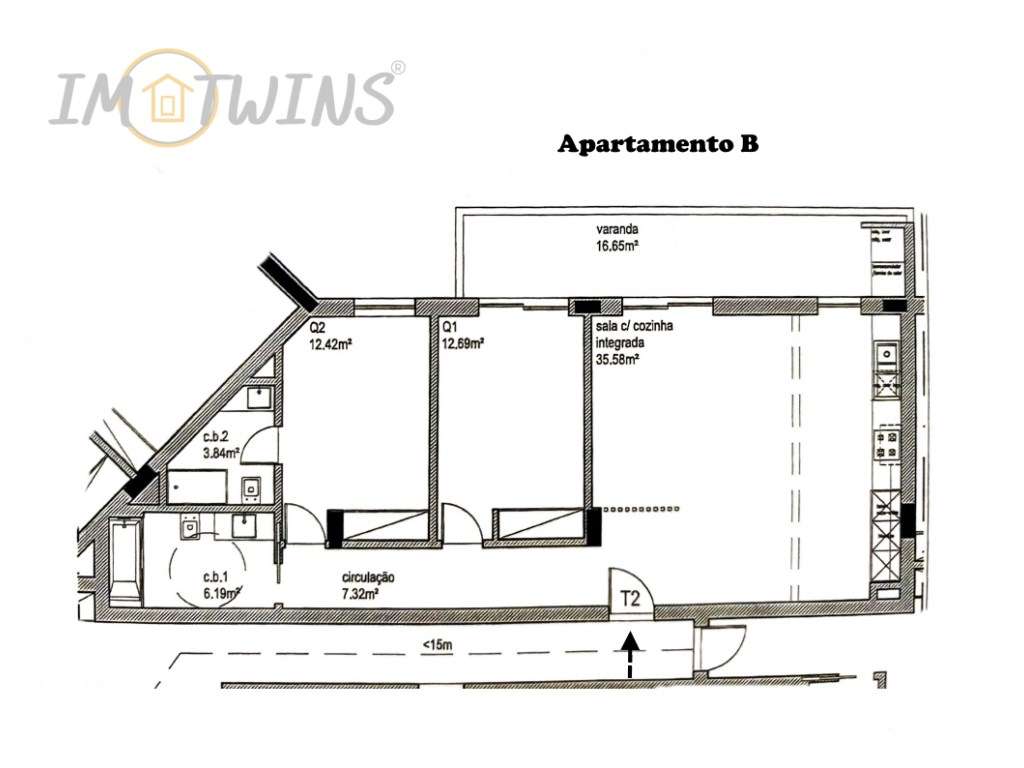 NOVA CONSTRUÇÃO_ T2 em Portimão - Grande imagem: 2/6