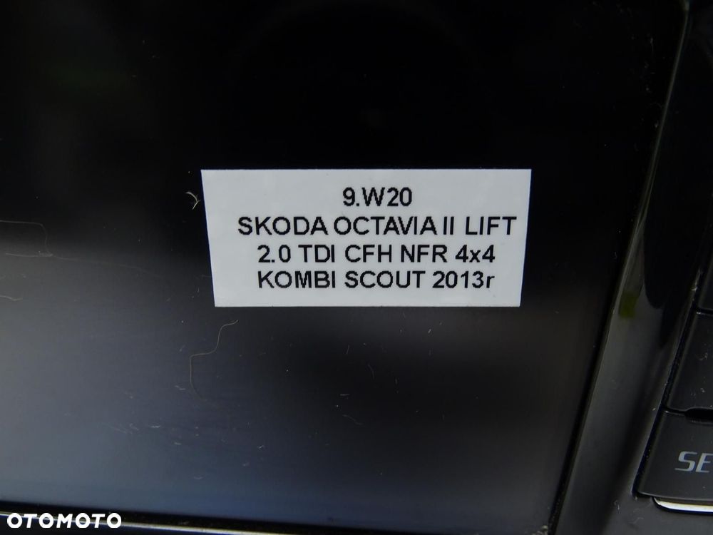 RADIO NAWIGACJA NAVI PANEL WYŚWIETLACZ 3T0035680K SKODA OCTAVIA II LIFT - 6
