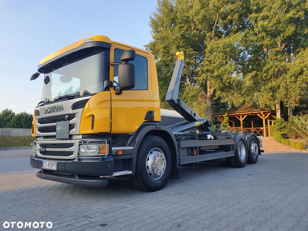 Scania P410 Hakowiec Meiller 6x2 Oś Skrętna Automat Krajowa!