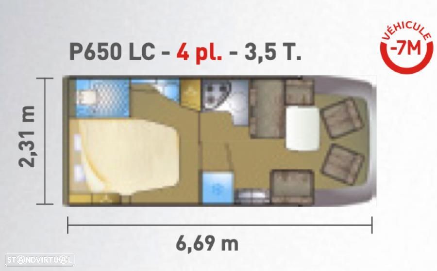 Autostar Privilege P650LC c.central e basculante - 8