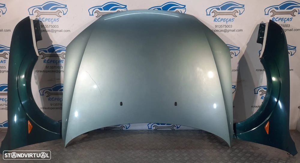 FRENTE COMPLETA FORD MONDEO III 3 MK3 CAPOT PARACHOQUES GUARDA-LAMAS OTICAS RADIADOR VENTILADOR FRENTE FIBRA REFORÇO - 18