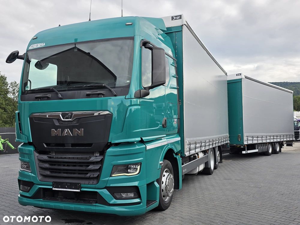 MAN MAN TGX 26.430 / E 6  / ZESTAW TANDEM 120 M3 / NOWY TACHOGRAF G2V2/ ŁAD. 28 375 KG / RETARDER /  38 PALET / SPROWADZONY - 12