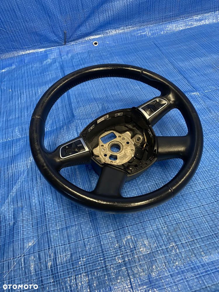 AUDI A4 B8 A5 KIEROWNICA SKÓRZANA MULTIFUNKCYJNA WIELOFUNKCYJNA SKÓRA 8K0419091BG CZARNA ORYGINAŁ - 4