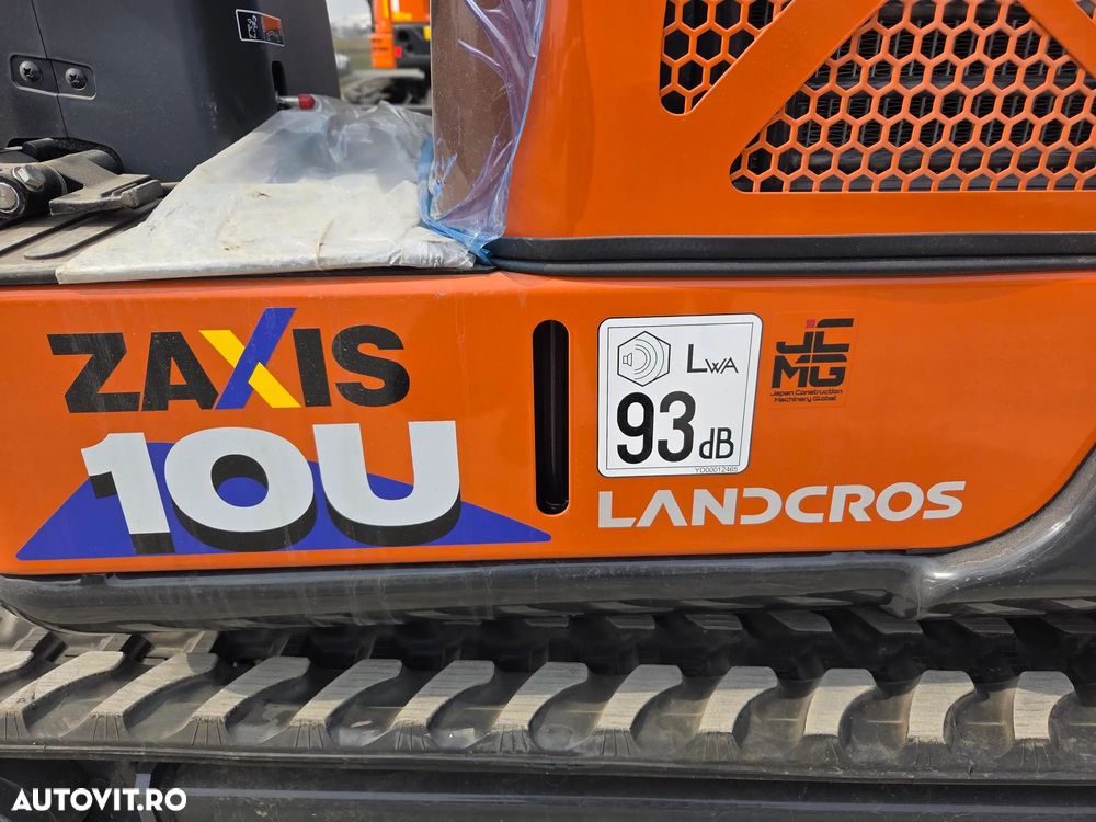 Hitachi ZX10, 1,3 tone, adanci sapare 2m, CUPLA RAPIDA+3 cupe, inst picon pe brate, senile cauciuc extensibile, produs in JAPONIA, posibilitate leasing 5 ani-PROMOTIE 19.500 EUR+Tva - 3