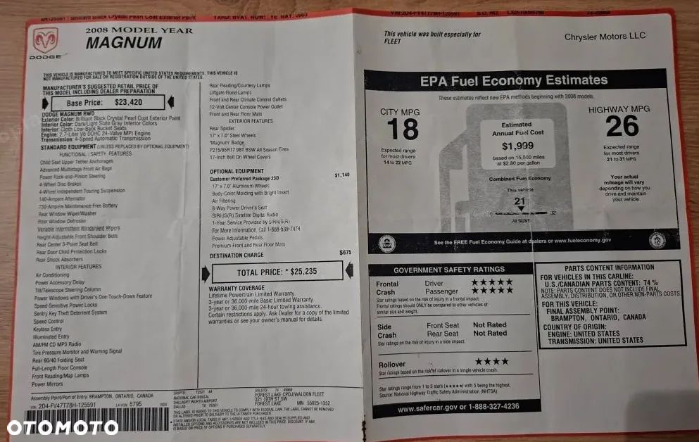 Dodge Magnum 2.7 V6 - 15