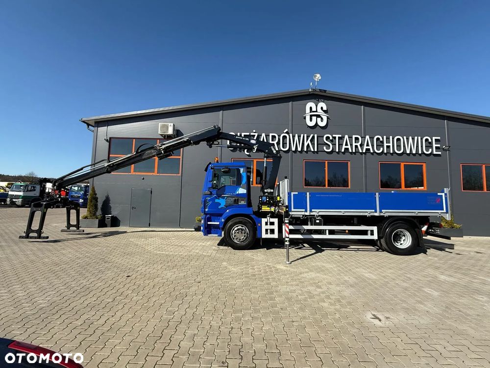MAN TGM TGL TGS 18.250 // Klimatyzacja /  wywrotka // skrzynia // HDS HMF z pilotem // 4x2 // budowlanka // kiper wywrot żuraw dzwig kran crane - 10