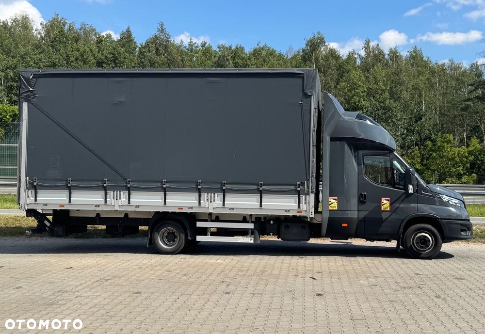 Iveco Daily 2024 Hi-Matic‼️72C18H‼️Winda Bar 1000KG // Plandeka 15 Palet 2x Firanka + dach zsuwany + regulacja wysokości ‼️Spanie z tyłu Spojtrak XL Poduszki Pneumatyczne Wysokość rampowa Full LED Tempomat Aktywny Salon Polska DMC7200KG Faktura Vat 23% TwinCab GEN2 V2 - 6