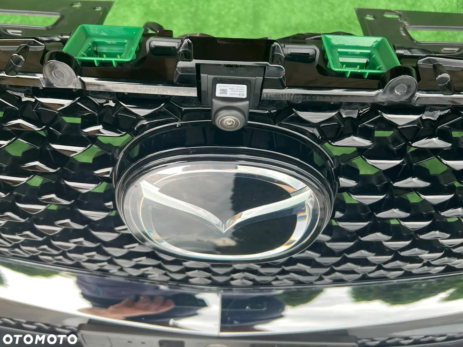 MAZDA CX-30 CX30 CX 30 Kompletny przedni zderzak w kolor 46G Machine grey kamera znaczek blenda - 5
