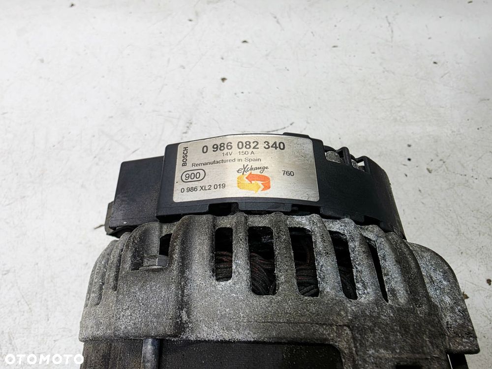 ALTERNATOR AUDI VOLKSWAGEN SEAT SKODA 2.0 TDI 0986082340 BOSCH 150A - 6