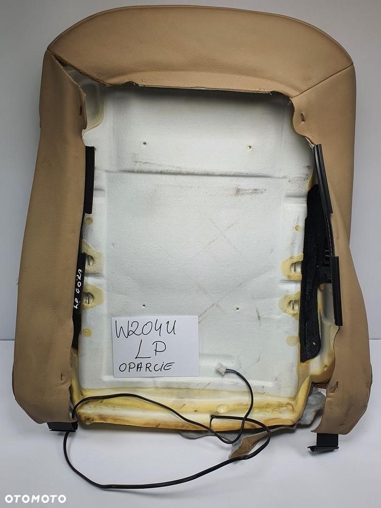 OPARCIE FOTELA LEWY PRZÓD SKÓRA MERCEDES W204 - 5