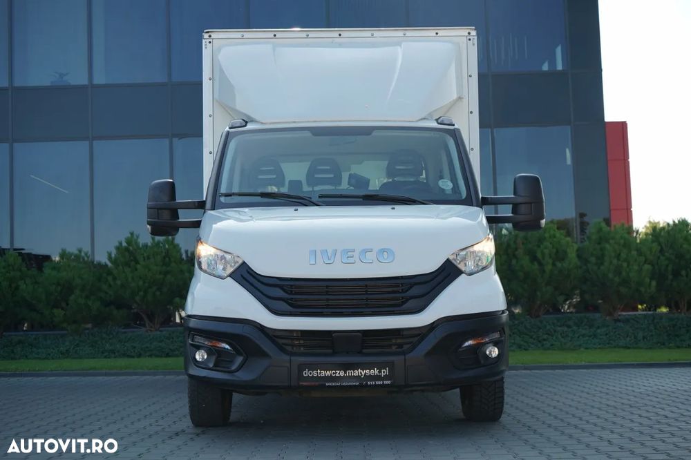 Iveco DAILY 35-160 / CONTAINER - 4,3 M / DHOLLANDIA LIFT - 750 KG / 3 LOCURI / DOUĂ / IMPORTAT / - 4