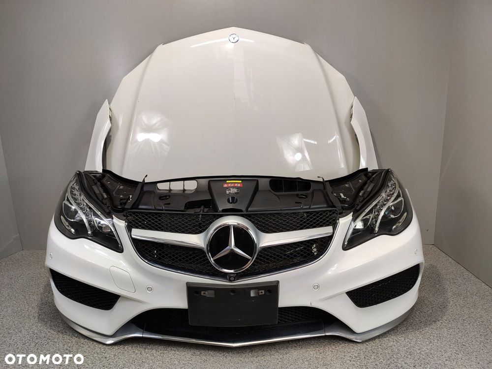 MERCEDES W207 LIFT AMG KOMPLETNY PRZÓD LAMPY ZDERZAK MASKA BŁOTNIKI - 1