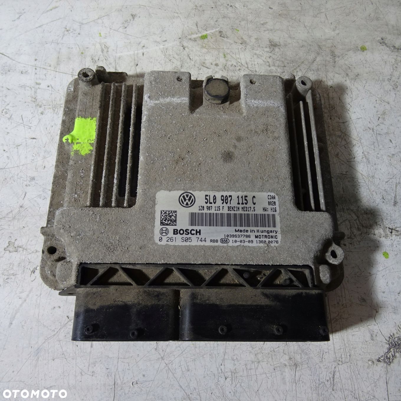 SKODA YETI 1.8TSI STEROWNIK KOMPUTER 5L0907115C - 1