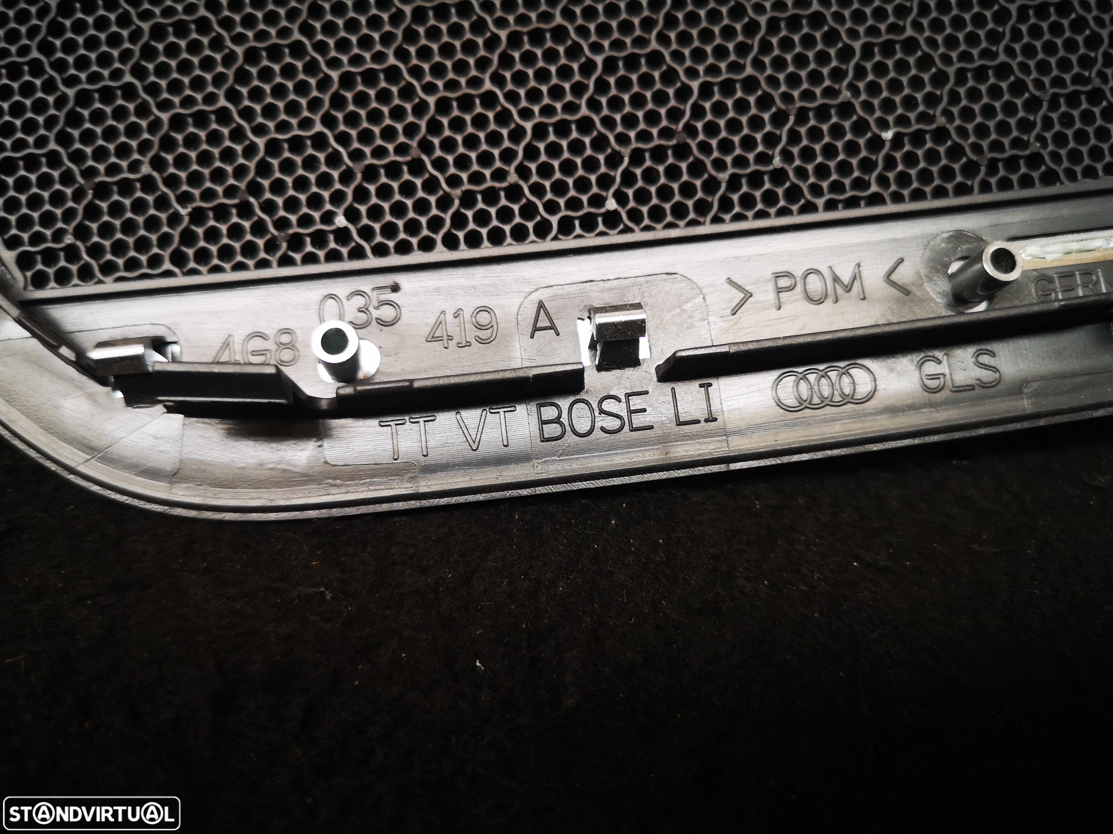 Tampa  coluna de som da porta frente esquerda BOSE originais AUDI A7 C7 4G8 2011-2017 - 5