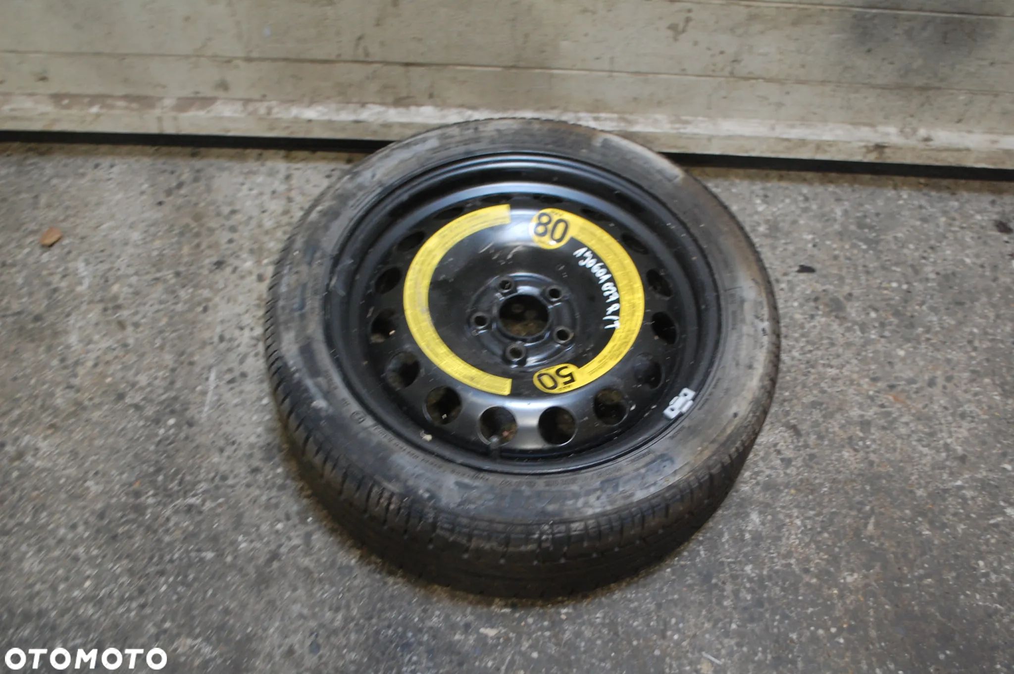 FELGA KOŁO ZAPASOWE 1J0601027R 205/45R16 6J ET42 5x100 SEAT IBIZA III VW SKODA AUDI - 1