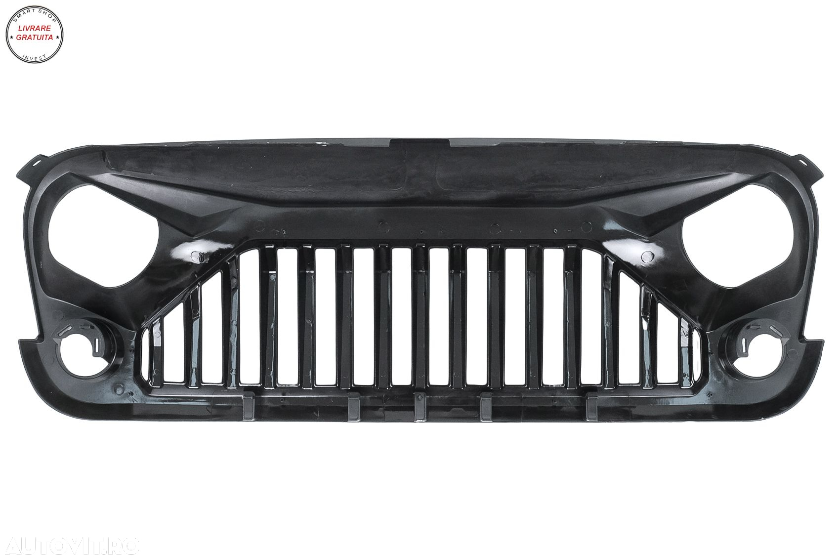 Grila Centrala JEEP Wrangler / Rubicon JK (2007-2017) Angry VaderDesign Negru- livrare gratuita - 4