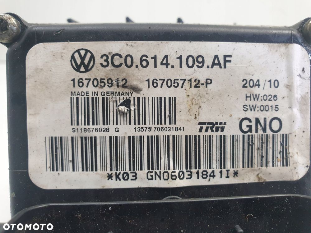VW Passat B6 POMPA ABS Sterownik 3C0614109AF - 7