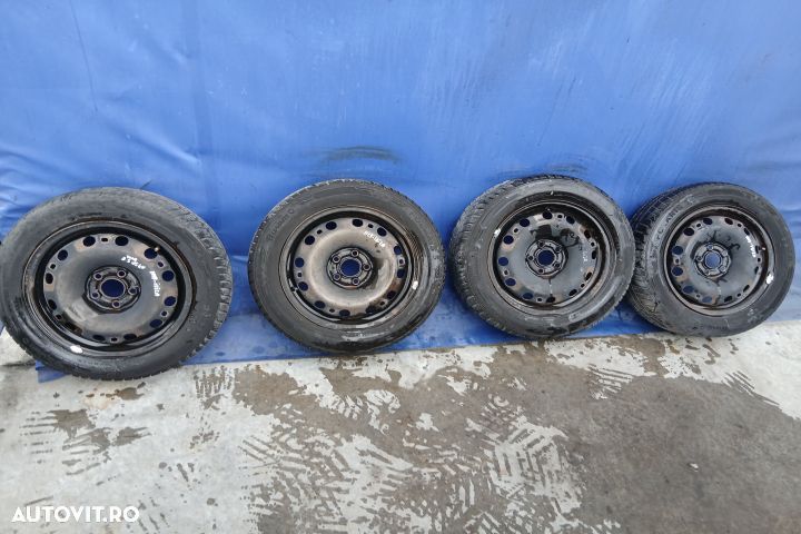 Jante tabla cu anvelope 15 - set 6R0601027S 6R0601027AD 185/60 R15 ET - 1