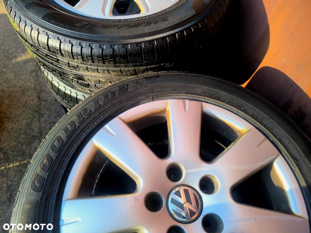 5x112 Felgi Aluminiowe Alufelgi 16 Koła Letnie Lato VW PASSAT B5 B6 B7 GOLF 5 V VI 6 VII 7 TOURAN CADDY JETTA SHARAN AUDI SKODA SEAT 5,5mm Legnica ALU-RAD 205/55 - 5