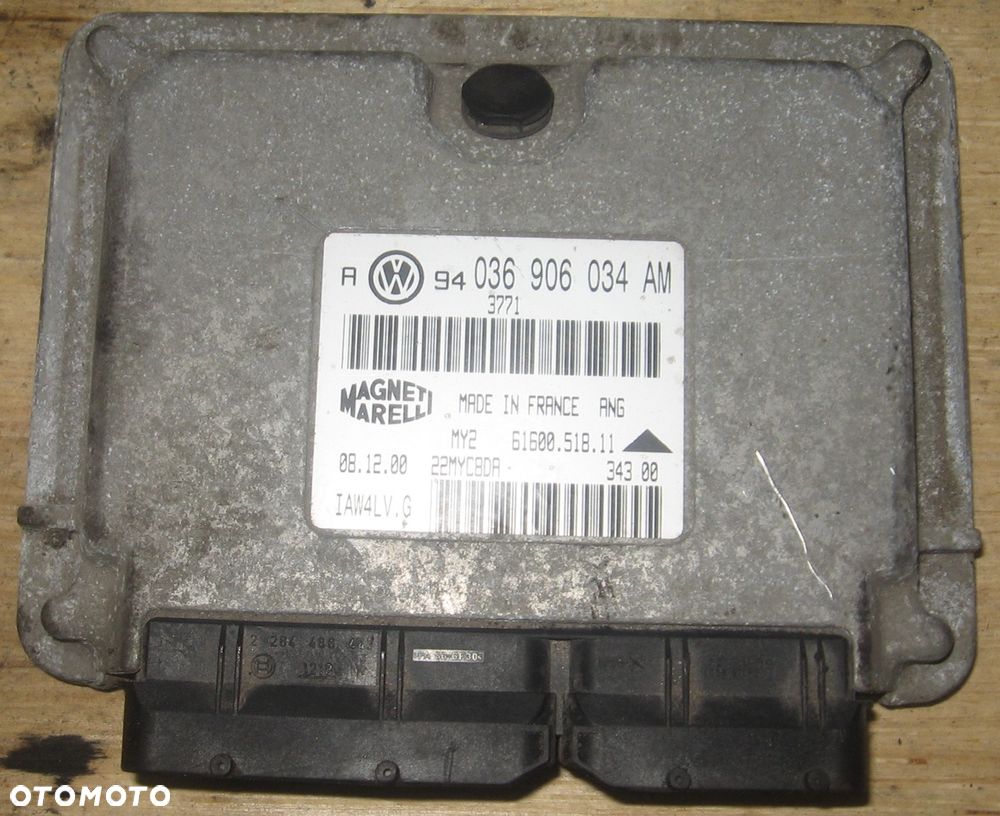 GOLF IV BORA 1.6 16v komputer sterownik  036906034AM SEAT VOLKSWAGEN SKODA - 1