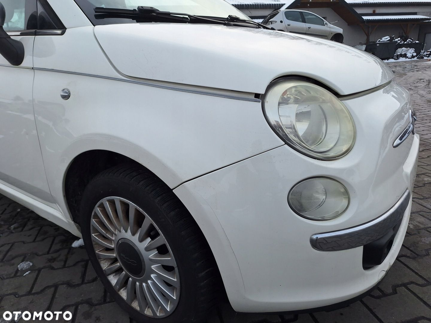 FIAT 500 PRZÓD ZDERZAK MASKA BŁOTNIK LAMPA PAS WZMOCNIENIE CHŁODNICE 268 - 8