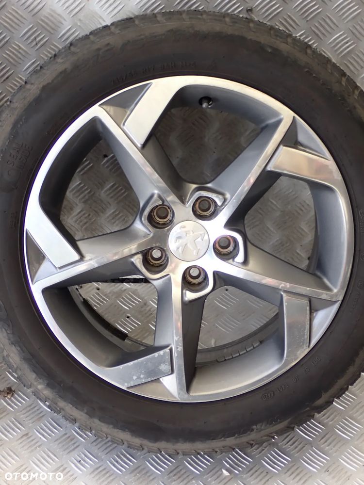 KOŁA FELGI ALUMINIOWE PEUGEOT 7,5JX17  ET 40  5X108  9671401580  Z OPONAMI ZIMA PIRELLI  215/55/17 - 10