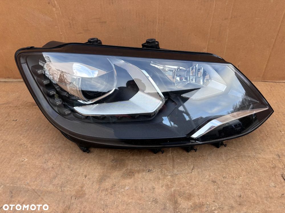 VW Sharan II 7N Lampa Przednia Prawa Oryginalna Bi Xenon Led Europa Cała Ładna 7N1941752B - 3