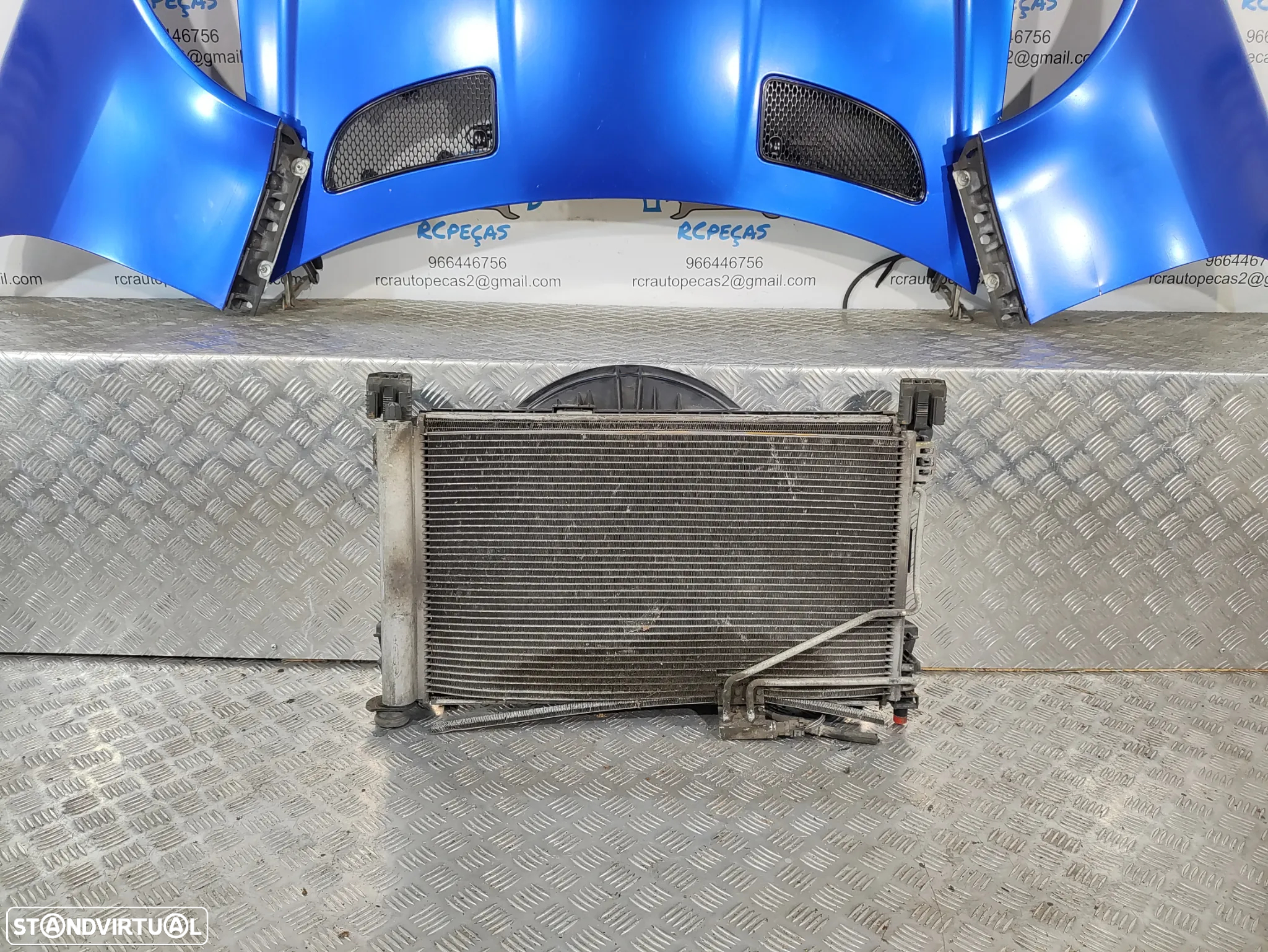 .FRENTE COMPLETA MERCEDES BENZ SLK R171 CAPOT PARACHOQUES GUARDA-LAMAS OTICAS RADIADOR VENTILADOR FRENTE FIBRA REFORÇO - 6