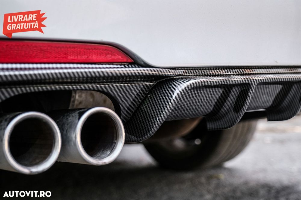 Difuzor Bara Spate Carbon Evacuare Stanga BMW Seria 3 F30 F31 (2011-up) M Performa- livrare gratuita - 12