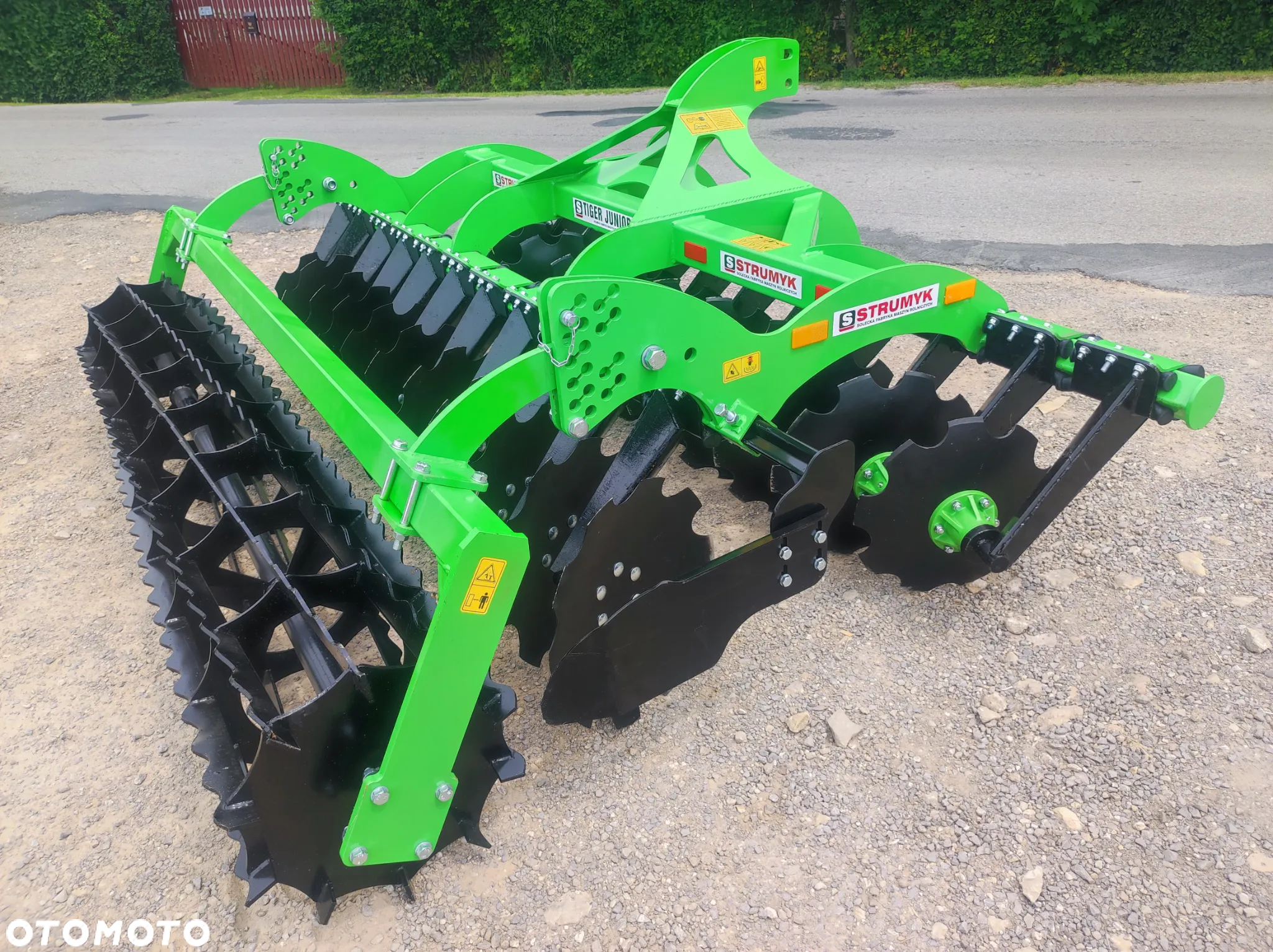 brona talerzowa lekka TIGER JUNIOR talerzówka fi 510 wał rura struna daszek packe - 7