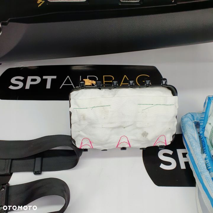 ALFA ROMEO STELVIO DESKA ROZDZIELCZA KONSOLA KOKPIT PULPIT PODUSZKI AIRBAG AIR BAG PASY KIT SET - 7