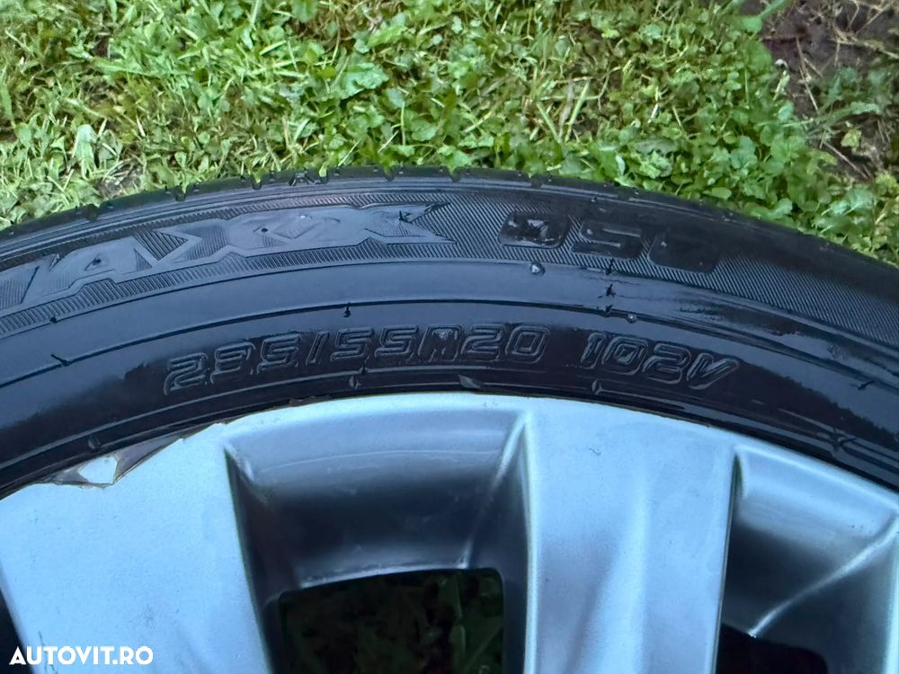 Set complet 4 Jante 20" ORIGINALE Toyota Highlander + anvelope Dunlop vara 235/55/20 DOT 2023 + senzori TPMS - 7
