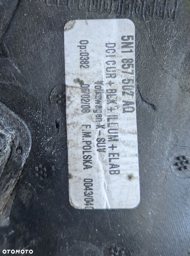 Lusterko prawa VW Tiguan 9 pin 5N1857502AQ - 3