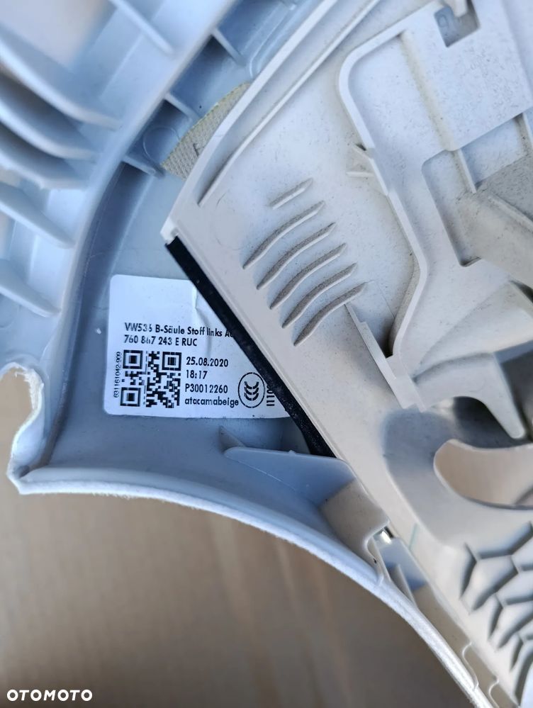 VW TOUAREG III 3 CR7 OSŁONA SŁUPKA ŚRODKOWEGO LEWA 760867243E - 4