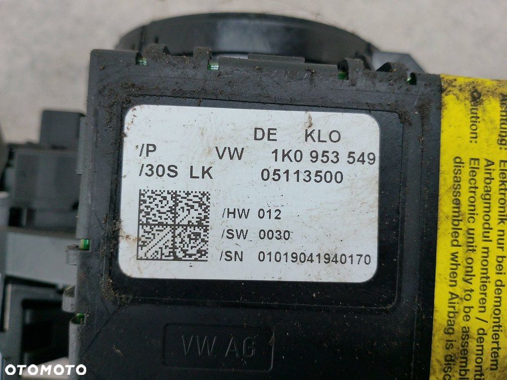 PRZEŁĄCZNIK ZESPOLONY VW GOLF V 1K0953503E 1K0953549 1.4 16V - 1