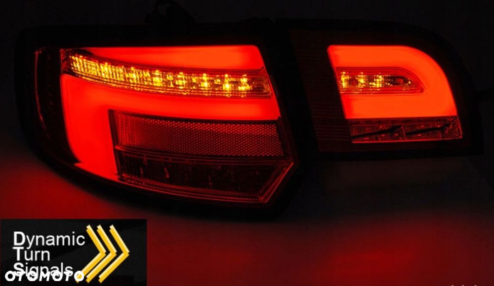 lampy tylne kpl full led bar neon tuning blac audi a3 8p sportback 5d 04-08 - 4