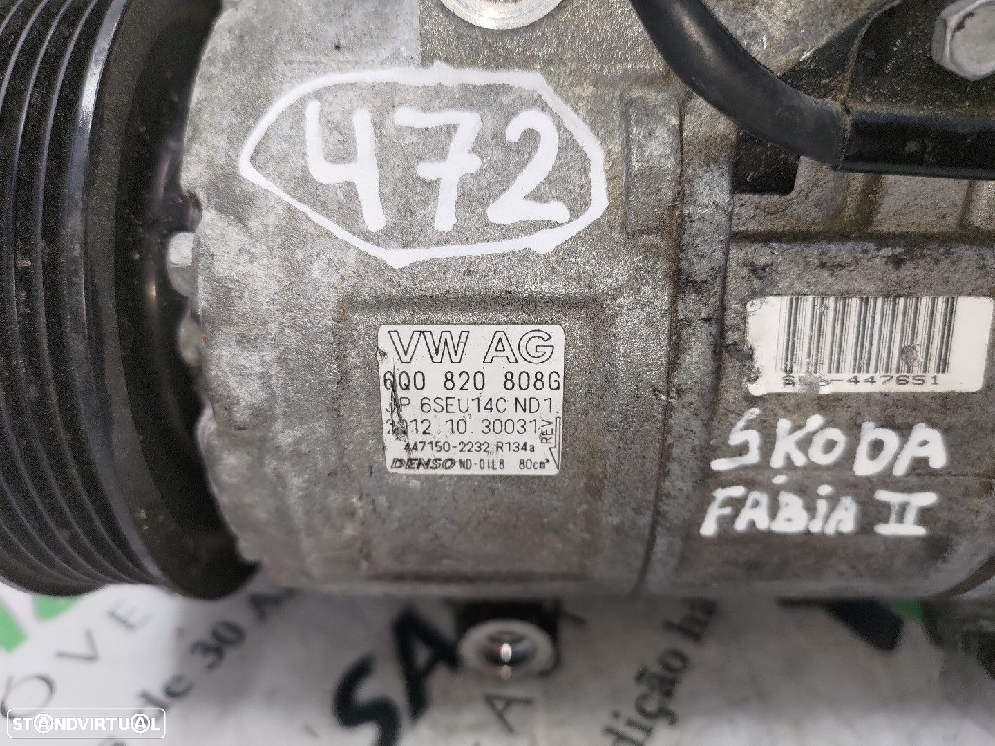 Compressor Ar Condicionado Skoda Fabia Ii (542) - 6