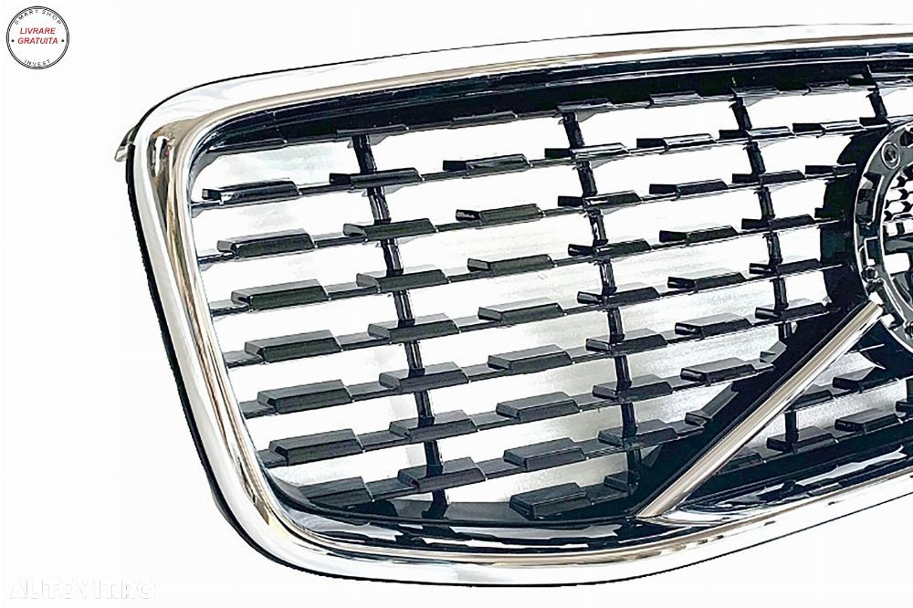 Grila Centrala Volvo XC60 II (2017-2021) Negru Lucios- livrare gratuita - 6