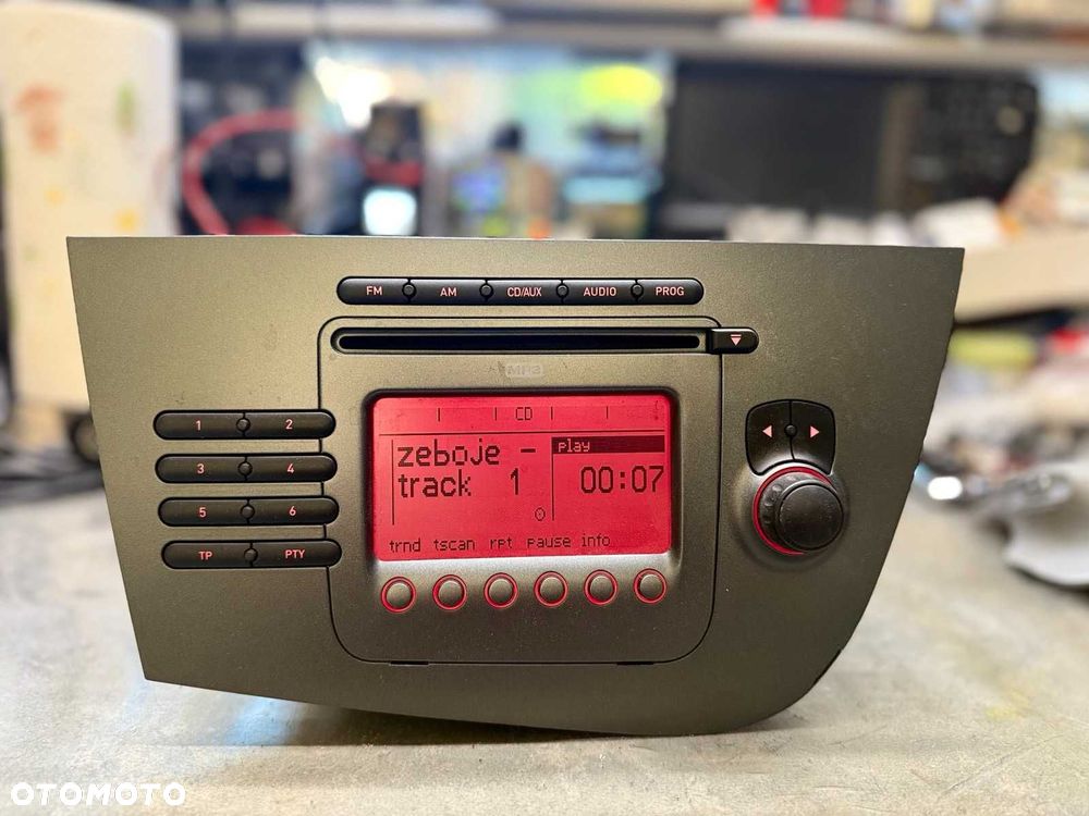 Fabryczne Radio Cd Mp3 Seat Leon Blaupunkt SE350 - 5