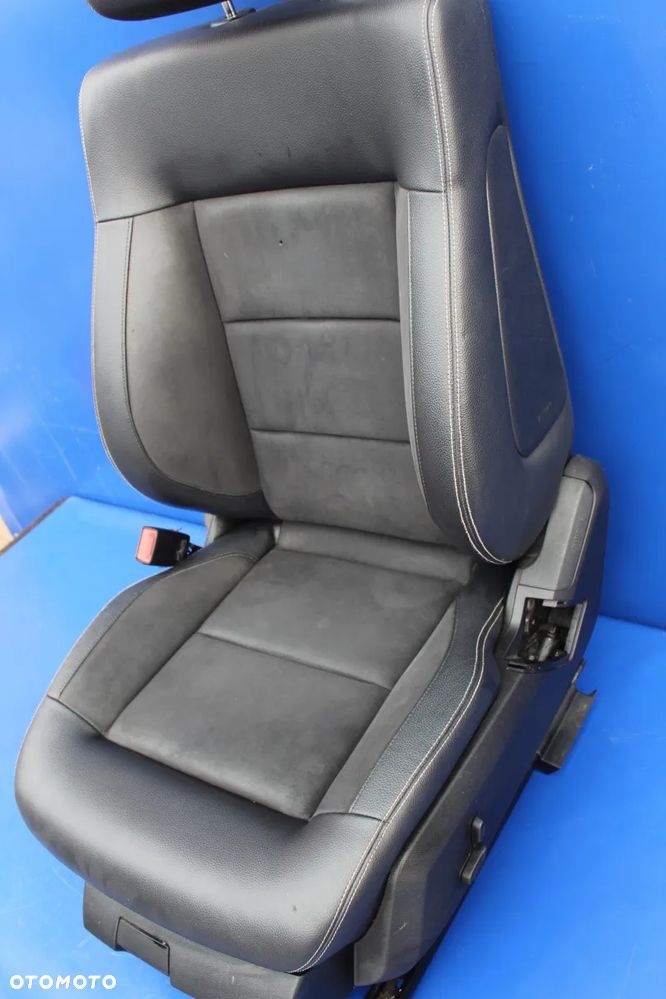 Fotel kierowcy lewy skóra + alcantara wersja sport OE Mercedes E-klasa W212 Lift 2014r - 13