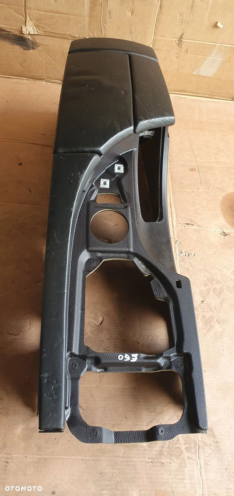 Tunel środkowy podłokietnik skóra skórzany BMW 5 E60 - 3