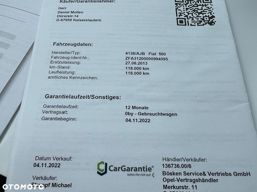 Fiat 500 1.2 8V Lounge Euro5 - 32