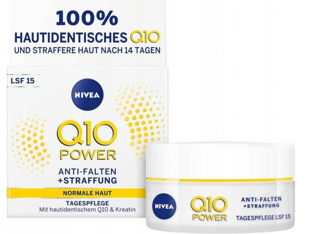 Krem przeciwstarzeniowy do twarzy Nivea Q10 UJĘDRNIENIE 15 SPF dzień 50ml - 5