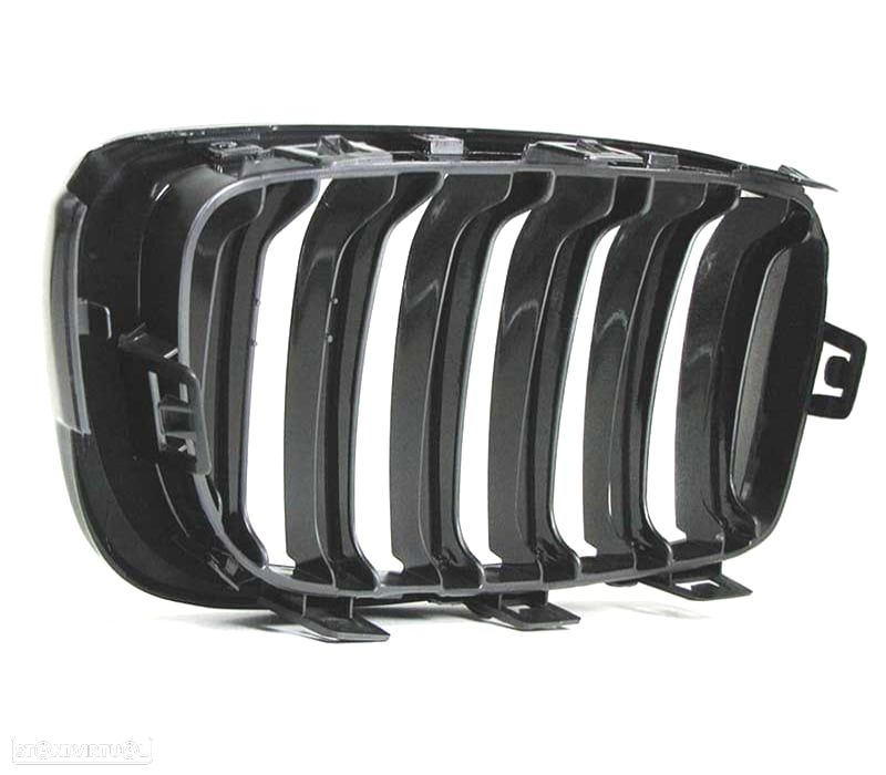 GRELHA FRONTAL BMW F32 F33 F36 F82 F83 13-18 LOOK M4 PRETO BRILHANTE - 2