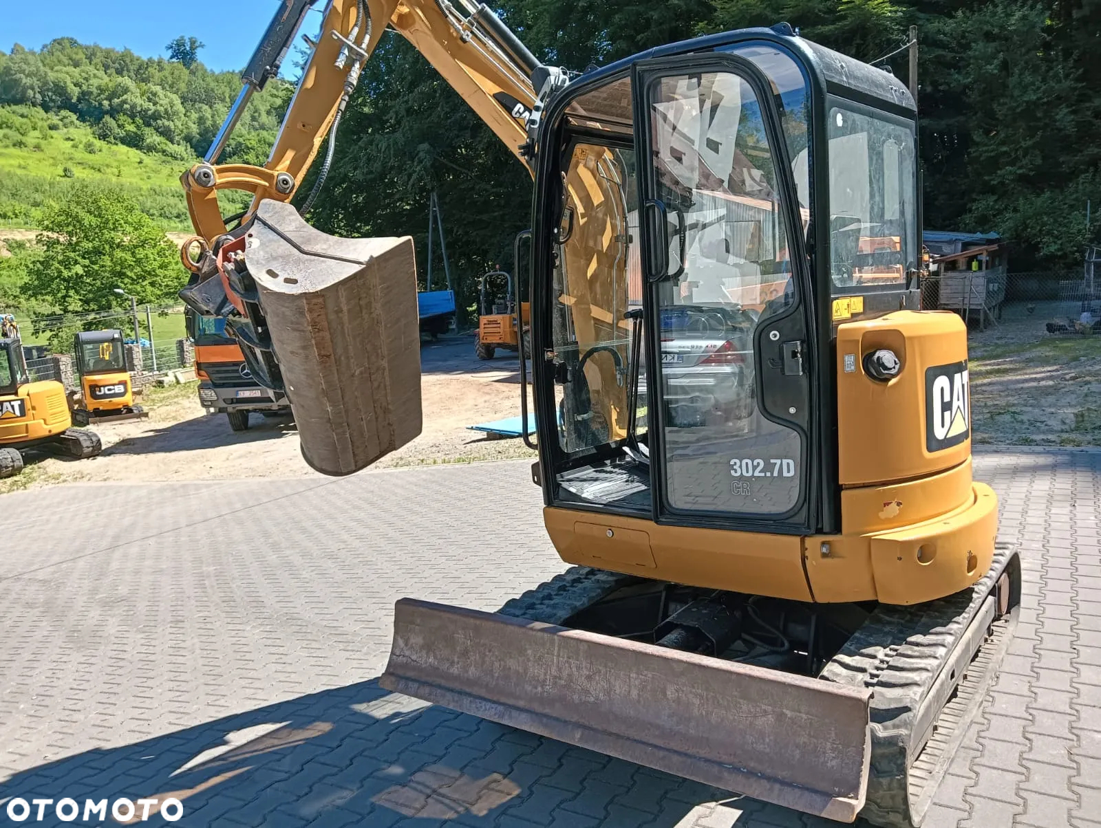 Caterpillar 302.7D | 2016 r | 2400 mtg | 3 tony | koparka gąsienicowa obrotowa minikoparka mini koparka - 4