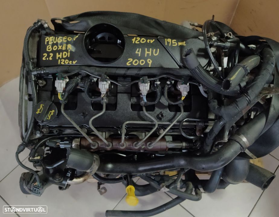 Motor peugeot BOXER 2.2HDI 120cv 4HU 2009 - caixa velocidades 20GP05 - 1