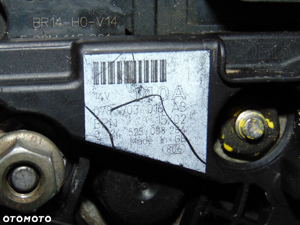 ORYGINAŁ alternator 140A 078903016AB Audi A4 B6 B7 A6 C5 VW Volkswagen Passat B5 Skoda Superb I diesel 2.5 TDI V6 - 2